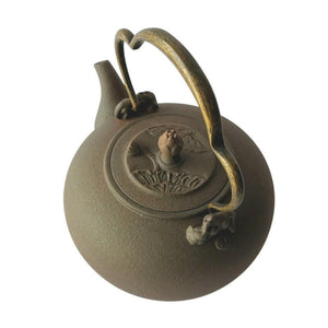 風清堂原礦紫泥燒水壺禪蓮
