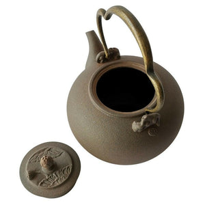 風清堂原礦紫泥燒水壺禪蓮