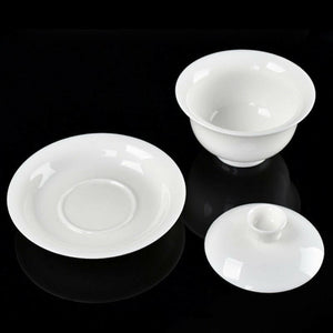 羊脂玉瓷蓋碗-200cc.