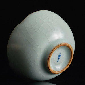 豐子汝窯茶杯-葵口杯100cc.