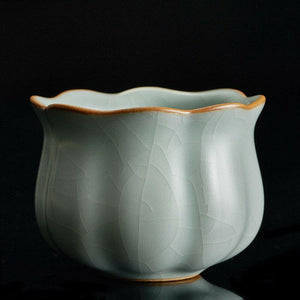 豐子汝窯茶杯-高葵口100cc.