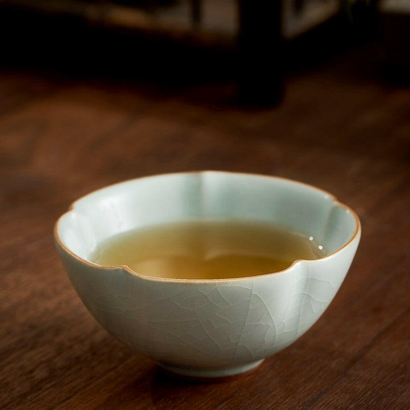 豐子汝窯茶杯-錦花杯100cc.