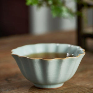 豐子汝窯茶杯-荷口杯85cc.