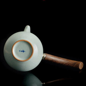 豐子汝窯茶海公道杯-天青側把180cc.