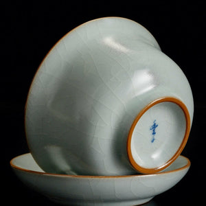 豐子汝窯蓋碗-天青圓融180cc