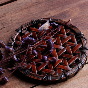 手工楠竹杯墊壺墊.