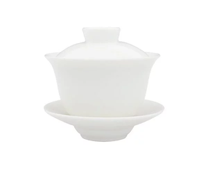 風清堂古瓷純白蓋碗150cc.