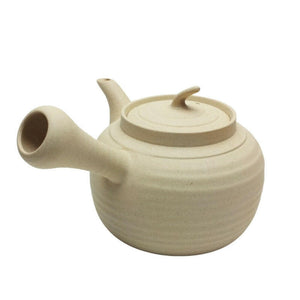 黃樹藩手工白泥砂銚玉書煨燒水壺-側把手.