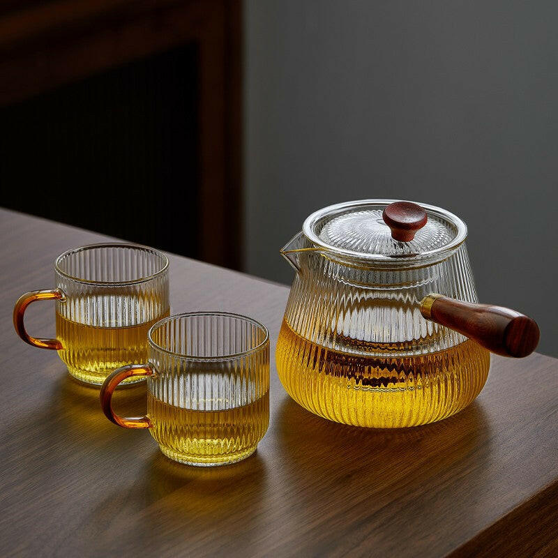 耐熱琉璃茶壺茶杯組煮茶壺花茶壺小青柑壺