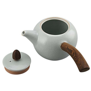 台灣豐子汝窯側把茶壺190cc