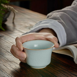 豐子汝窯茶杯-古月杯110cc.