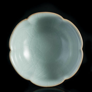 豐子汝窯茶杯-梅花對杯組.