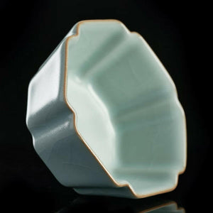 豐子汝窯茶杯方正對杯組