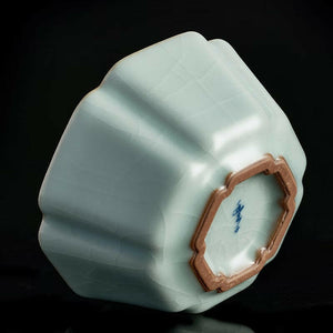 豐子汝窯茶杯方正對杯組