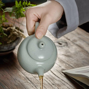 台灣豐子汝窯茶壺匏尊壺200cc