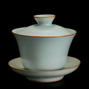 豐子汝窯蓋碗-天青禪定150cc.