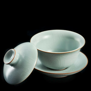 台灣豐子汝窯蓋碗-元雅110cc