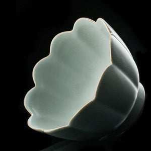 豐子汝窯茶碗蓮花式溫碗.