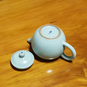 台灣豐子汝窯茶具茶壺禪定壺200ml