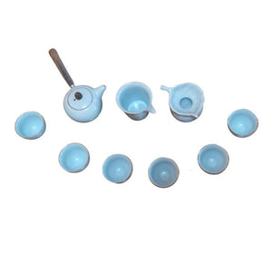 豐子汝窯茶具茶壺茶杯茶漏禮盒套組系列一