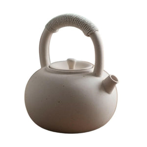 白泥陶瓷提梁燒水壺
