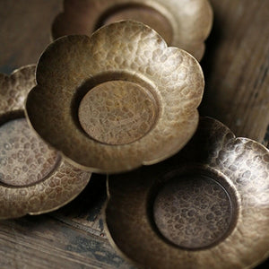 手工打造青銅杯墊茶托