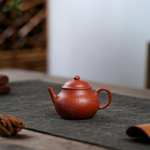 紅降坡泥小品潘壺120cc.