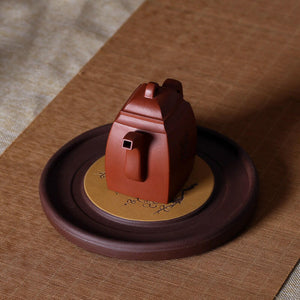 紫砂壺承壺托乾泡茶盤紫泥段泥清水泥