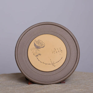 紫砂壺承壺托乾泡茶盤紫泥段泥清水泥