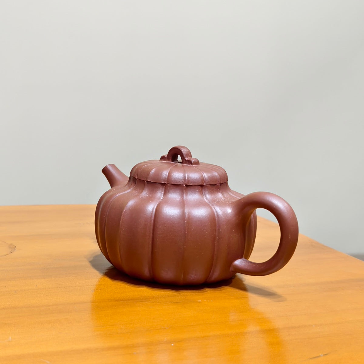 紫泥筋紋文瓢壺200CC側面圖