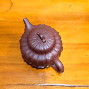 紫泥筋紋文瓢壺200CC側面圖