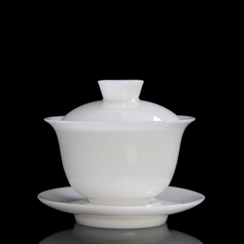 冰種玉瓷蓋碗可懸停-中元寶150CC