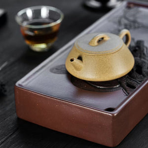 紫砂壺承茶盤紫泥松鼠葡萄茶盤