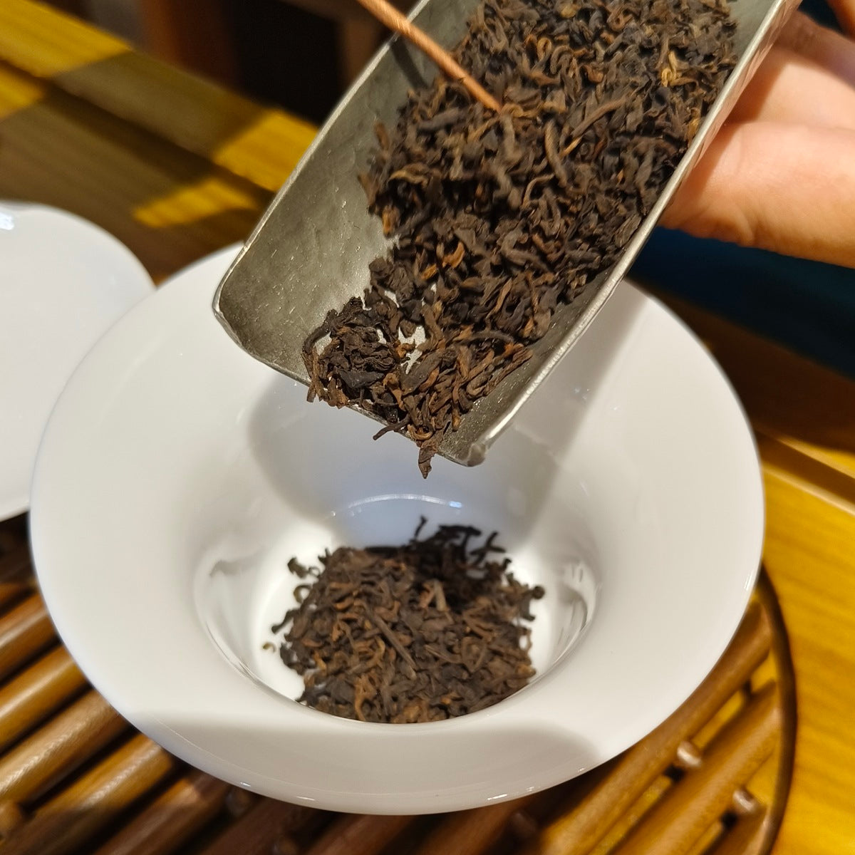2008年可以興祥雲禮茶90年代宮廷熟普洱散茶250克