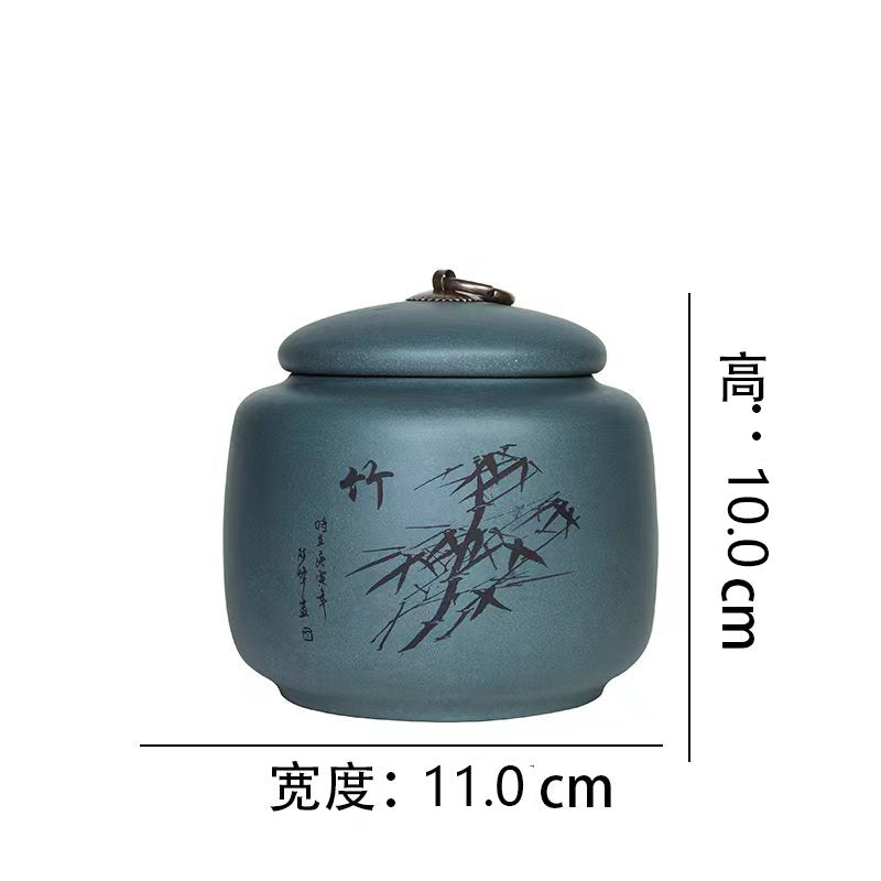 梅蘭竹菊茶入れ 4個セット 中国美術 美品 茶筒 茶器 紫砂 茶道具 梅蘭竹菊茶入れ 4個セット 中国美術 茶筒 茶器 紫砂 茶道具