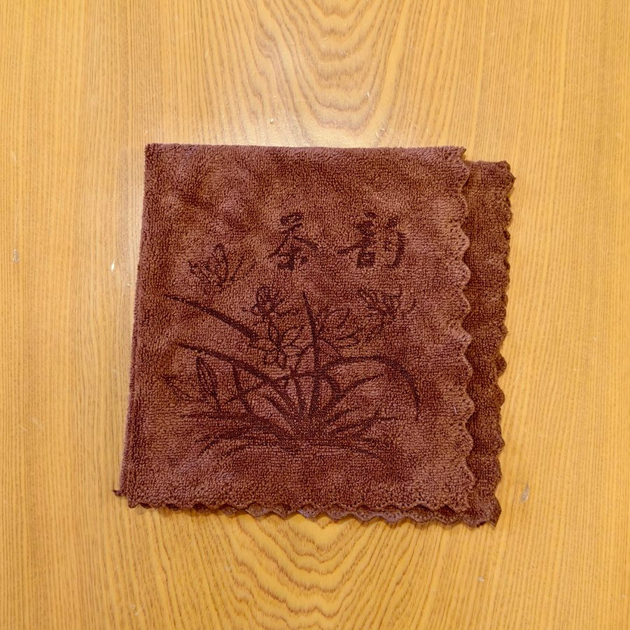 茶韻超細纖維茶巾咖啡色