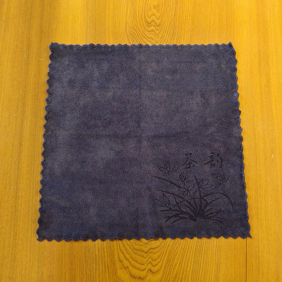 茶韻超細纖維茶巾灰色