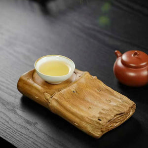 紫砂壺承乾泡盤段泥竹節小茶盤