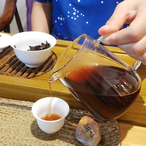 班章大樹熟茶茶湯