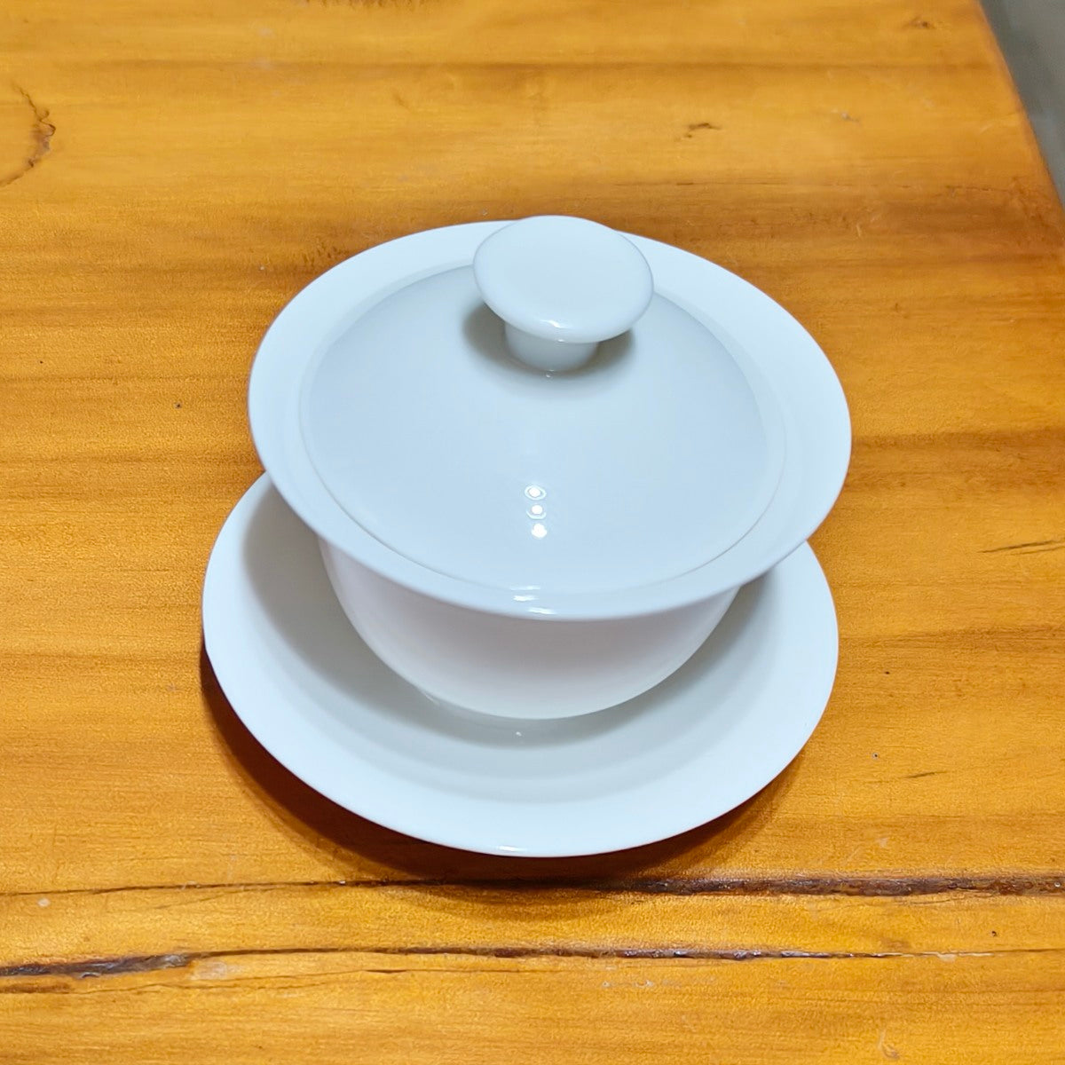 羊脂玉瓷蓋碗-100cc可懸停