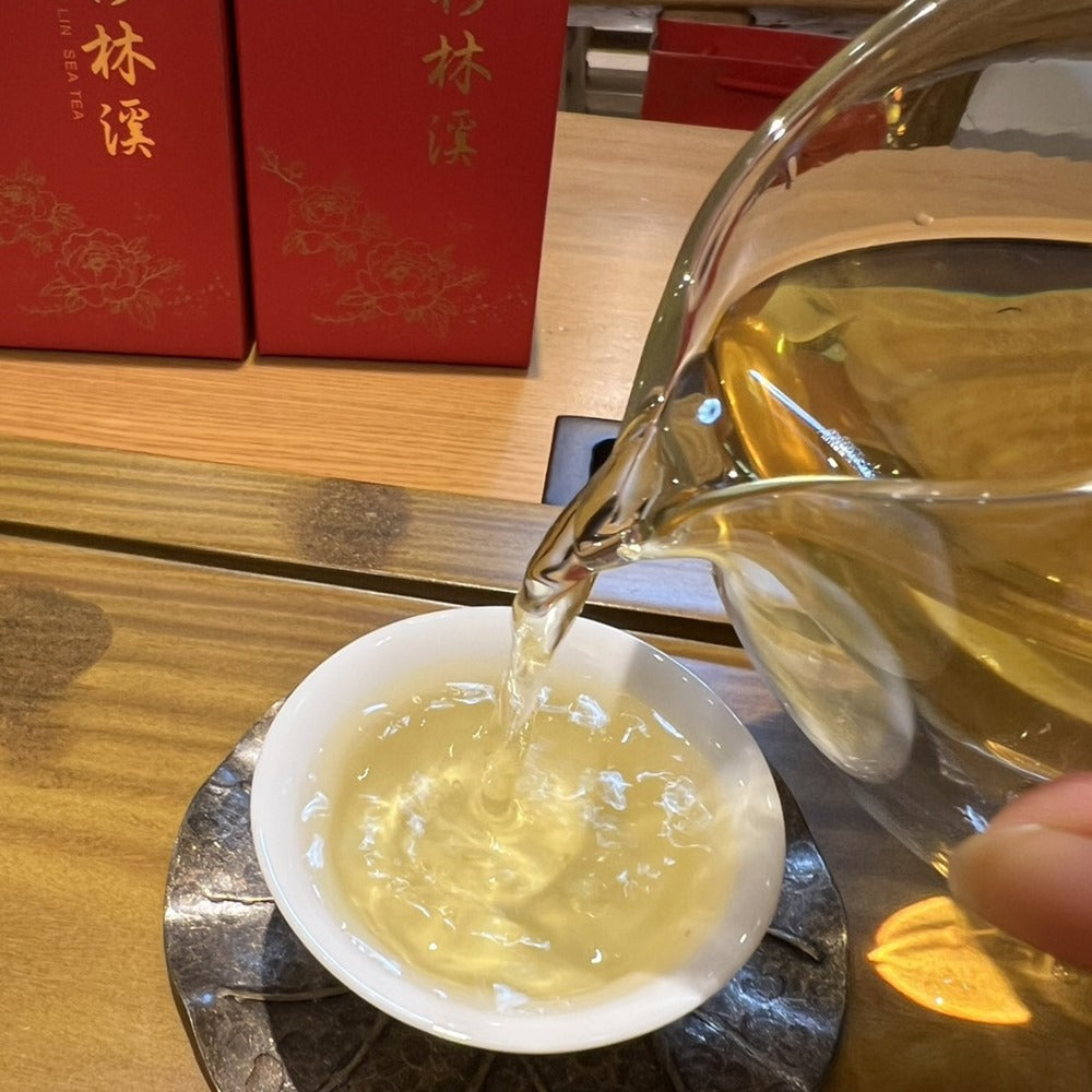 湯色迷人了2025年春茶杉林溪龍鳳峽高山茶 