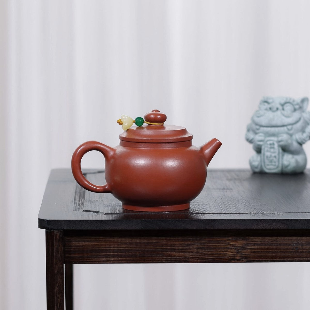 宜興朱泥小品紫砂壺巨輪壺100CC