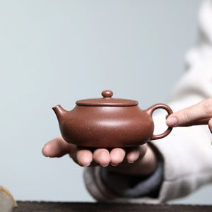 宜興紫砂壺降坡泥玉潤壺160cc