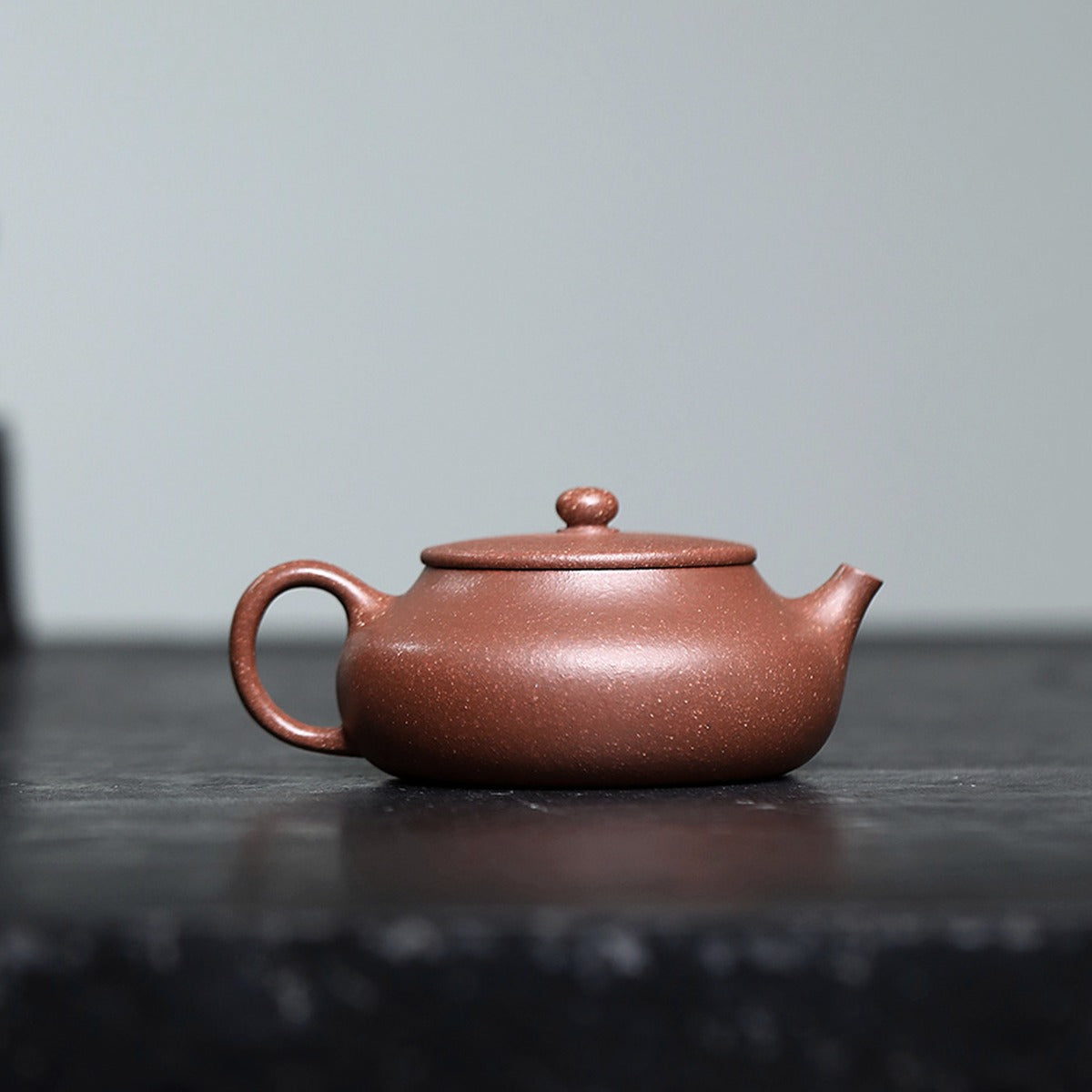 宜興紫砂壺降坡泥玉潤壺160cc