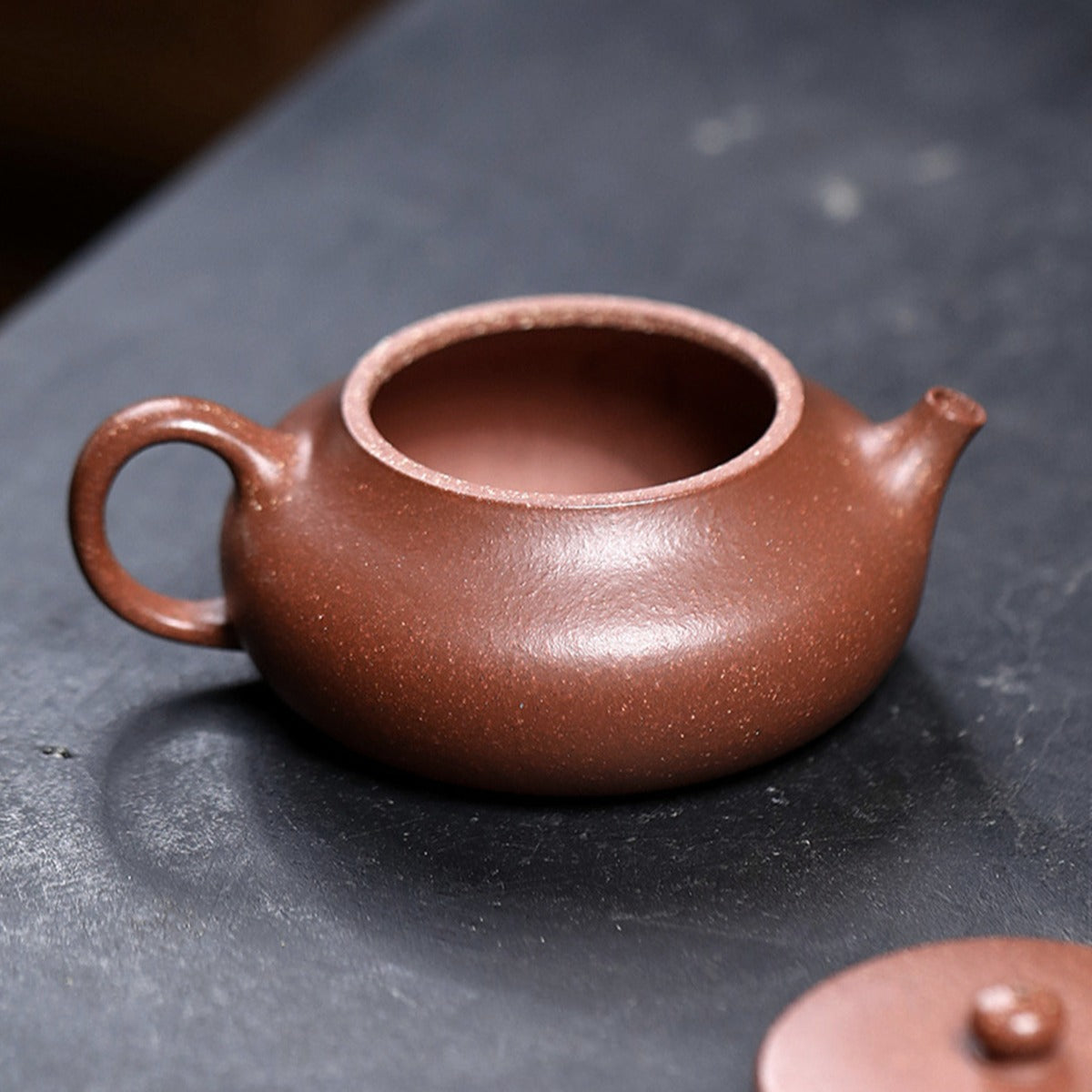 宜興紫砂壺降坡泥玉潤壺160cc