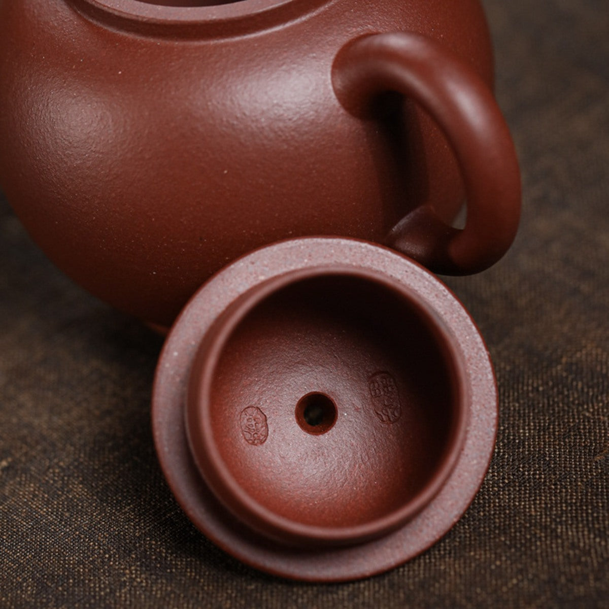 紫砂壺宜興原礦紅皮龍巨綸珠壺110CC高檔紫泥茶壺