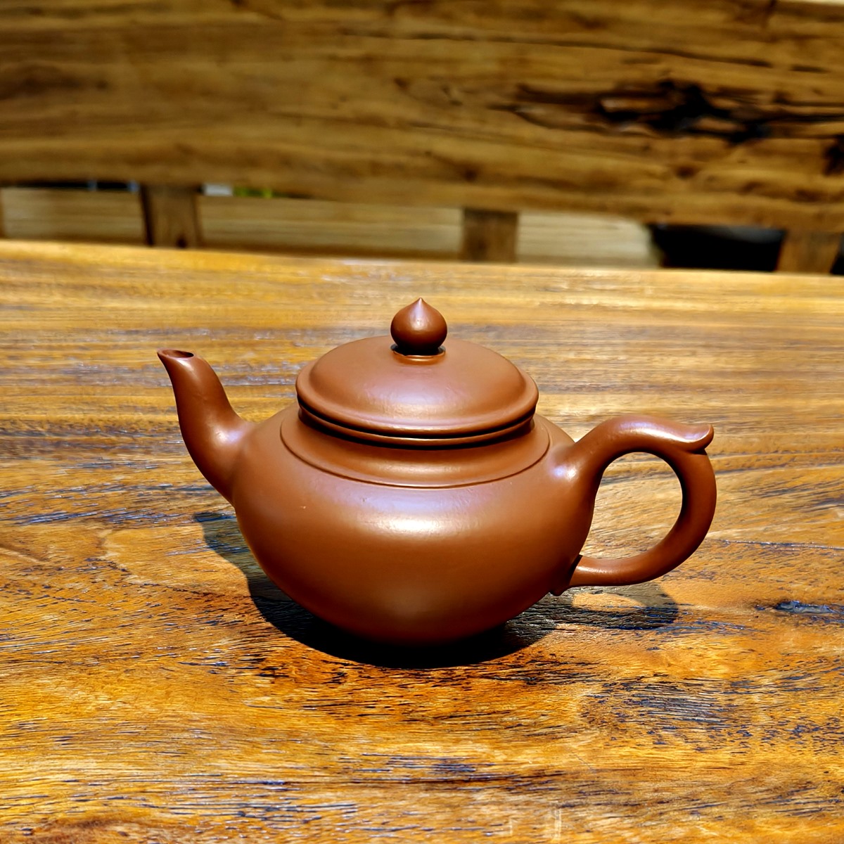 紫砂壺宜興原礦小煤窯朱泥笑櫻壺200cc – 嵐雲茶業