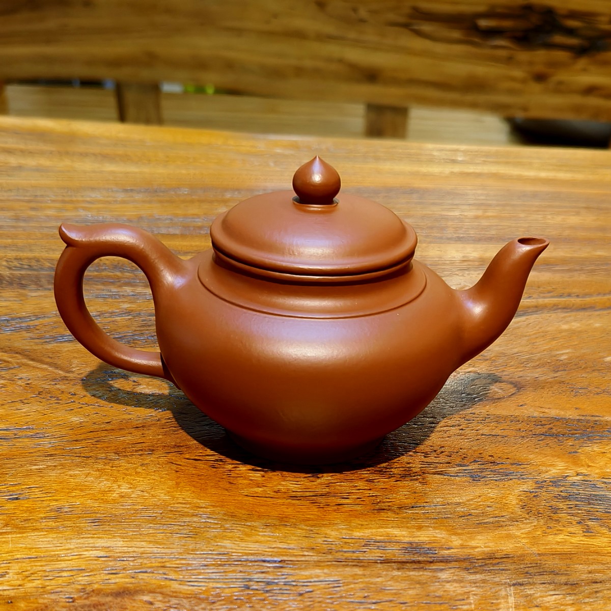 紫砂壺宜興原礦小煤窯朱泥笑櫻壺200cc – 嵐雲茶業