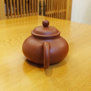 原礦宜興紫砂壺生砂朱泥容天壺180CC