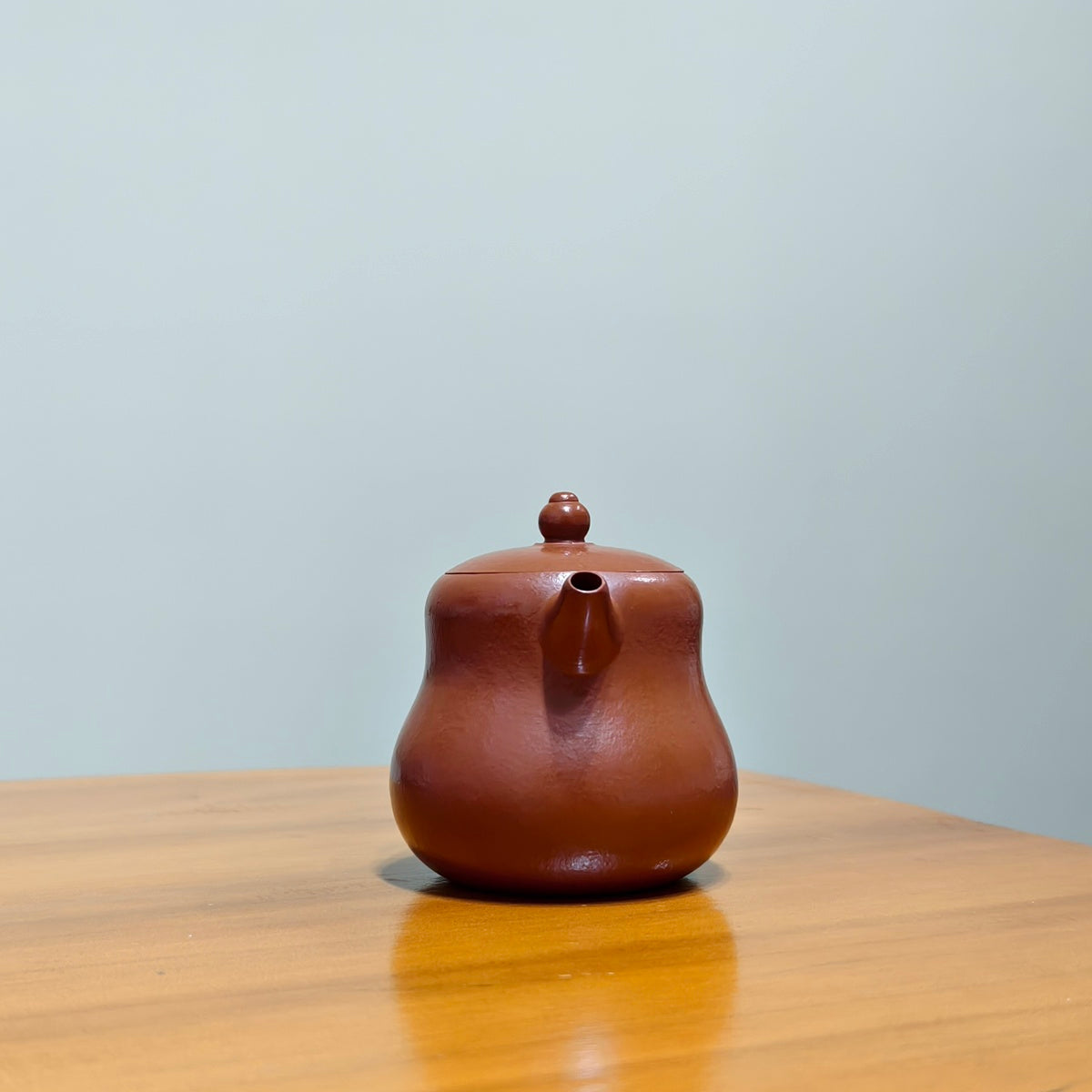 小品紫砂壺宜興朱泥小葫蘆壺80cc